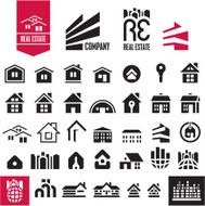 House icons Real estate
