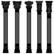 pillar column ancient old roman architecture