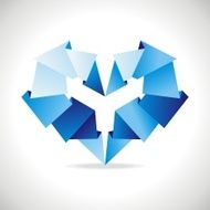 Origami heart N3