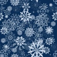 seamless snowflakes background N10