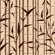 seamless background pattern of bamboo