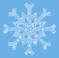 Doodle snowflake