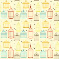 Bird cages pattern