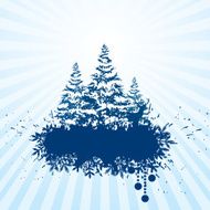 Grunge Christmas banner