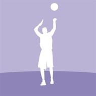 Basketball Player Silhouette N13