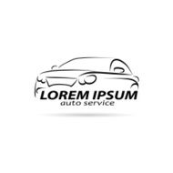 Car abstract lines vector design concept N6