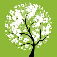 Art tree beautiful for your design N8