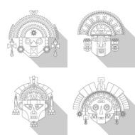 Inca masks