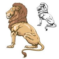 Sitting Lion N3