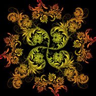 Floral ornament N128