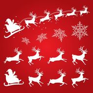 Santa Claus Silhouette N4