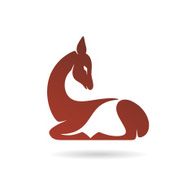 Stylized doe icon