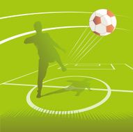 Soccer Player Silhouette N13