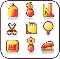Office icon set N45