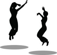 Dancer woman silhouette N7