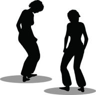 Dancer woman silhouette N8