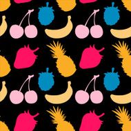 seamless pattern with fruits and berries N9