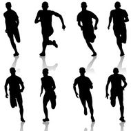 Runners on sprint men N9