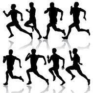Runners on sprint men N10