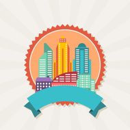 Cityscape background with buildings N5