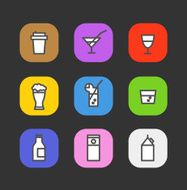 Simple different beverages N2