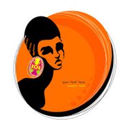 African girl with big beautiful earring N2