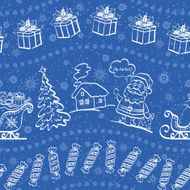 Christmas seamless background N28