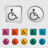 Disabled single icon