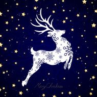 Vector Christmas Reindeer