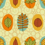 pattern autumn leaves