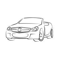 vector car cabriolet
