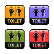 Restroom - set symbols