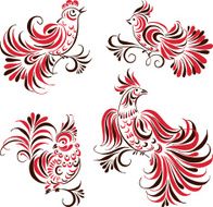 decoratve birds