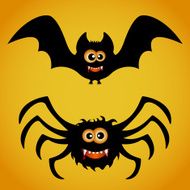 Bat and spider