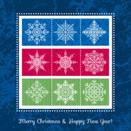 christmas background with snowflakes N9