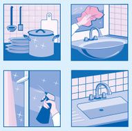 House Cleaning Icons N2