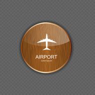 Airport application icons vector N2