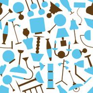Lamp Seamless Pattern N2