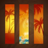 Vector Summer Holiday Banners