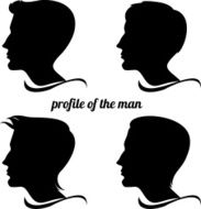 profile of the man