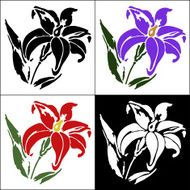 Sketch of a flower