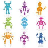Cartoon Robot Set N2