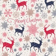 Christmas pattern with deers N3