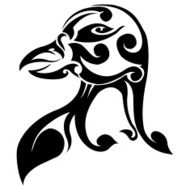 bird head ornament