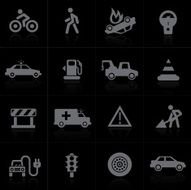 Traffic application icons