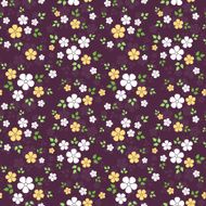 Seamless pattern with small flowers Vector illustration