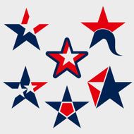 collection of star icons