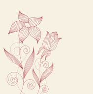 Floral background N1108