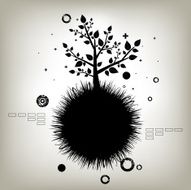 tree silhouette N57