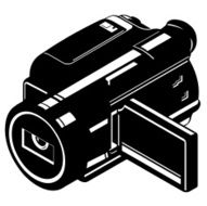 Camcorder Silhouette Icon